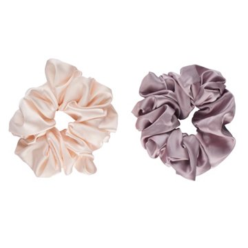 Scunci The Basik Edition Jumbo Satin Scrunchies, 2 ct
