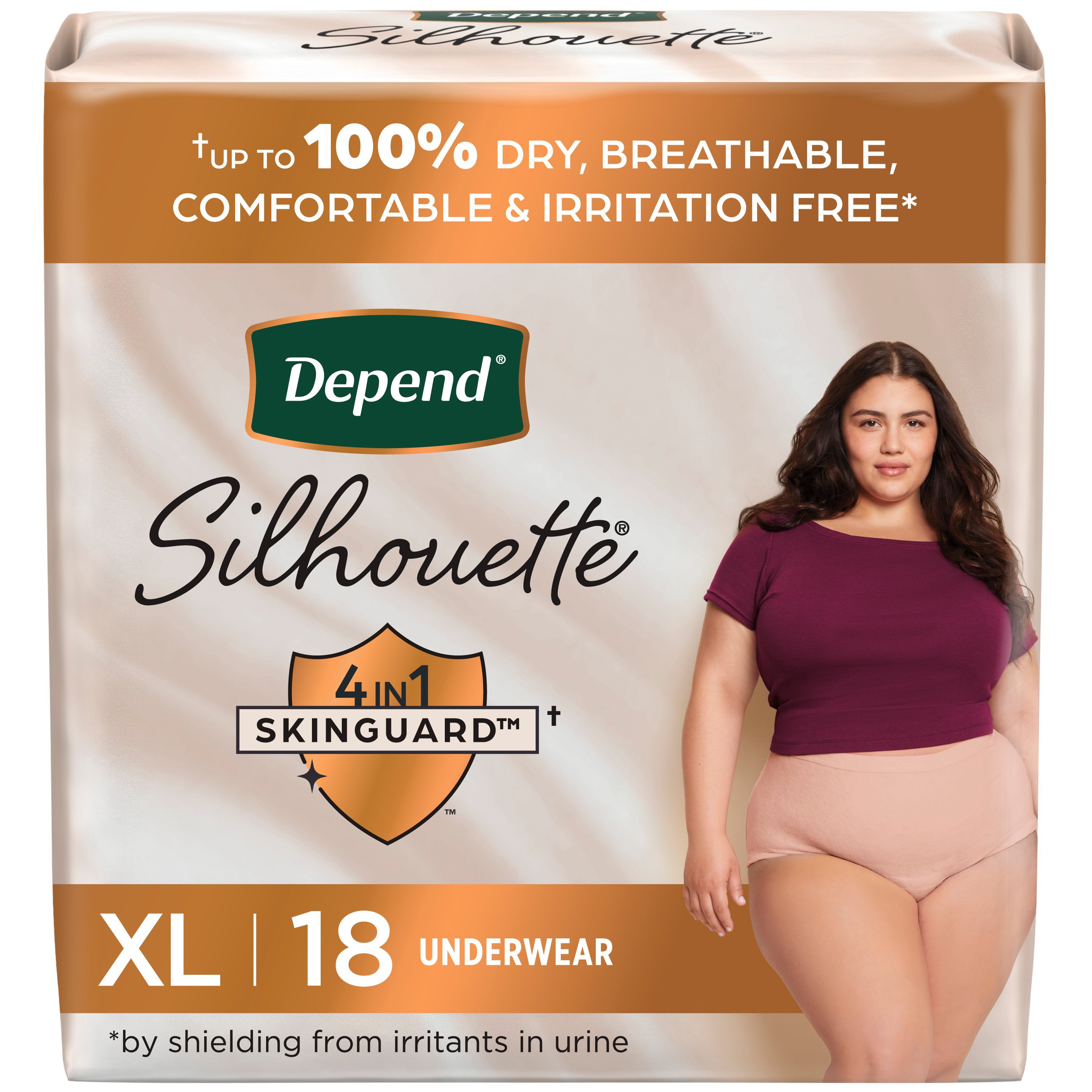Depend silhouette adult incontinence underwear xl shop incontinence