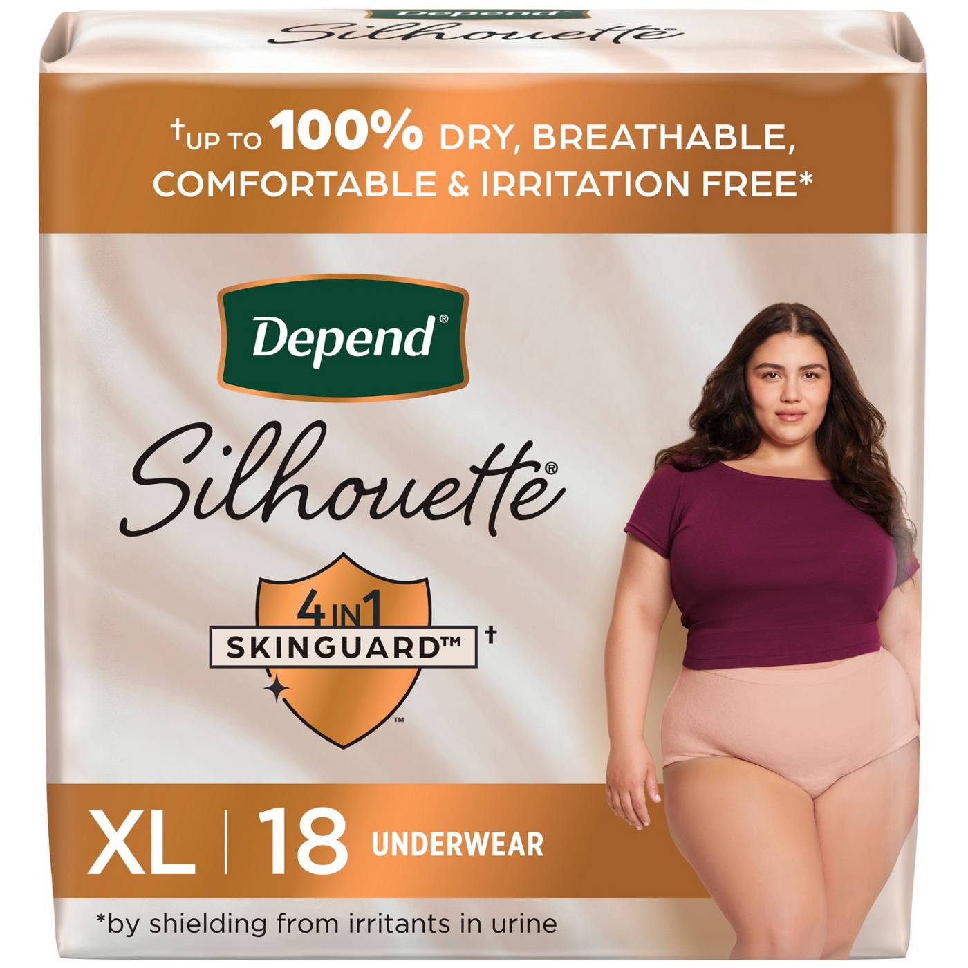 Depend Silhouette Adult Incontinence Underwear - XL - Shop Incontinence at  H-E-B