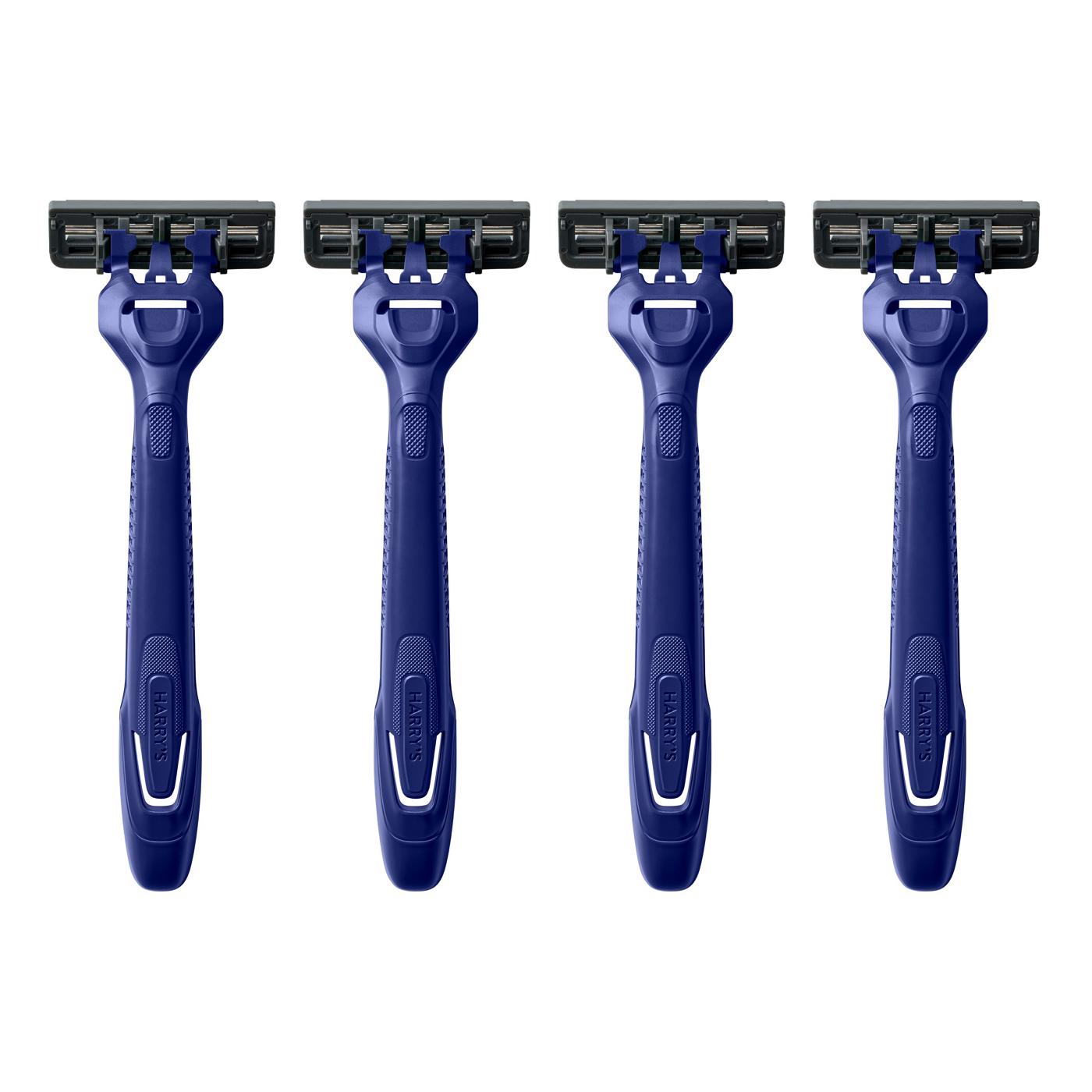 Harry's 3-Blade Disposable Razor Midnight Blue; image 4 of 4