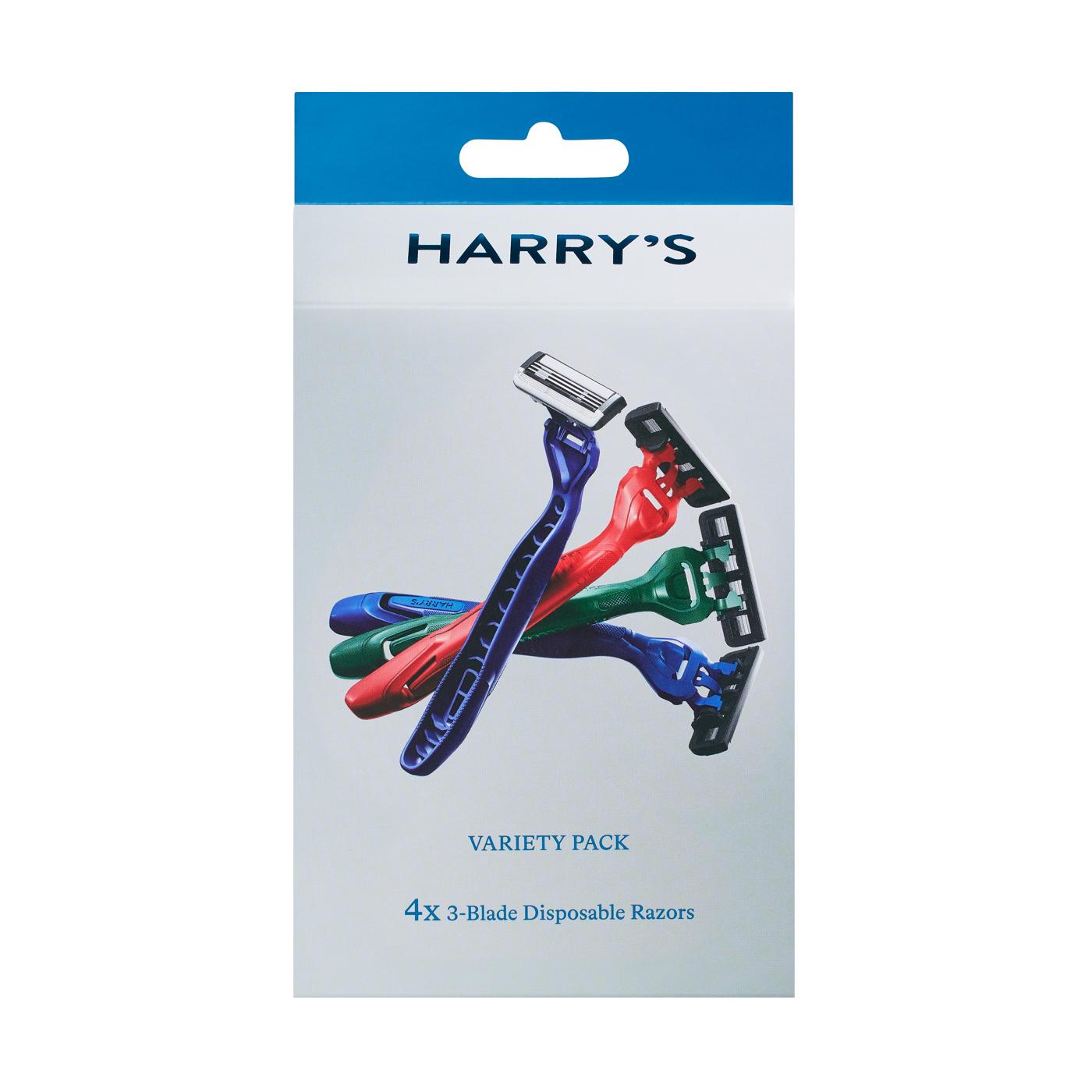 Harry's 3-Blade Disposable Razor Variety Pack; image 1 of 4