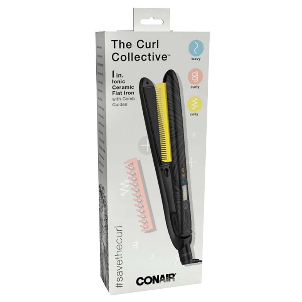 Conair The Curl Collective Ceramic Flat Iron Shop Curling & flat irons at HEB
