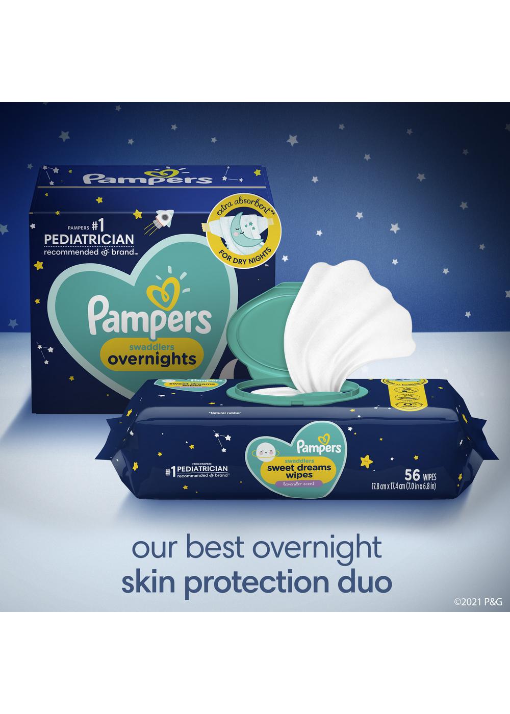 Pampers Swaddlers Sweet Dreams Lavender Baby Wipes 9 Pk; image 3 of 7