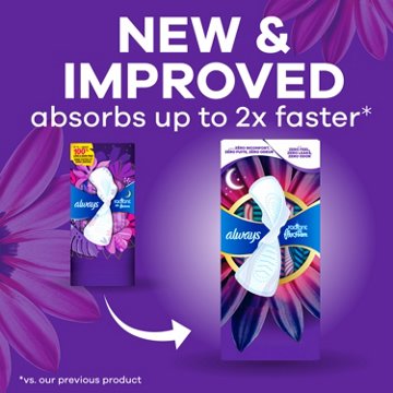 Always Radiant Extra Heavy Overnight Pads Size 5