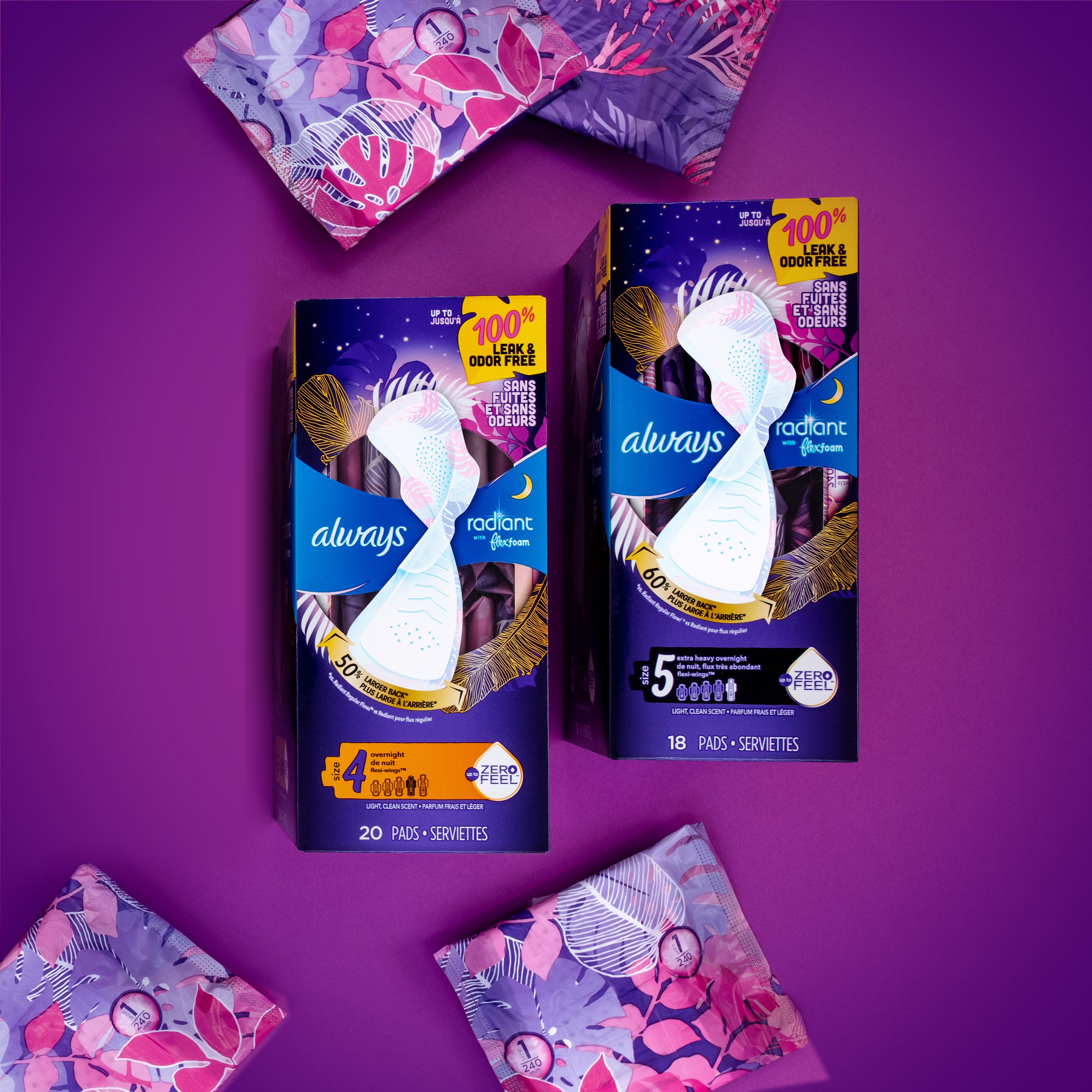 Always ZZZ Overnight Disposable Period Underwear S/M - Shop Pads & Liners  at H-E-B