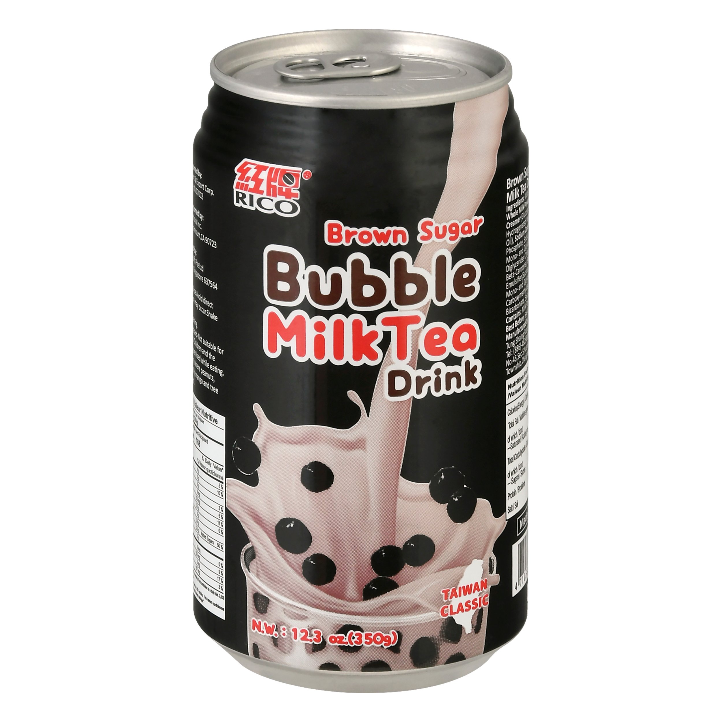 Rico Brown Sugar Bubble Milk Tea, 12.3 oz