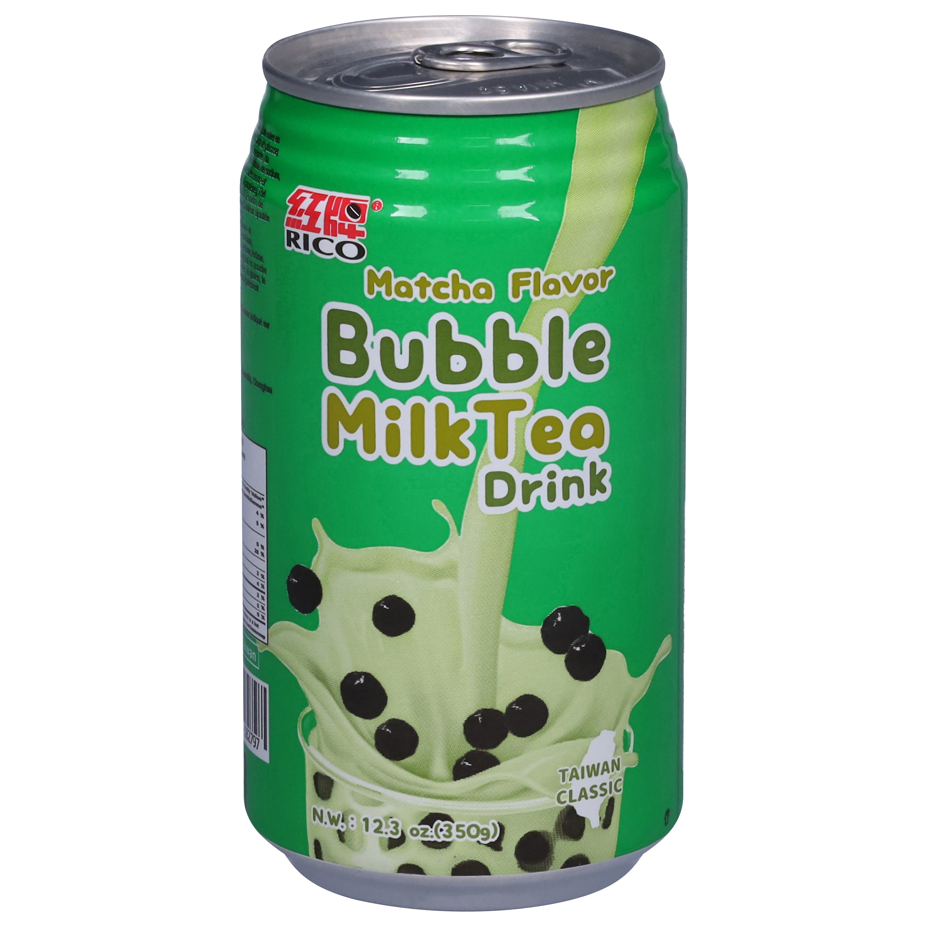 Rico Matcha Bubble Milk Tea, 12.3 oz