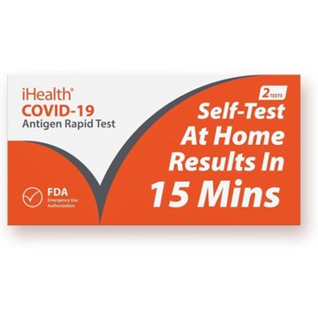 iHealth Covid-19 Rapid At Home Self-Test, 2 ct