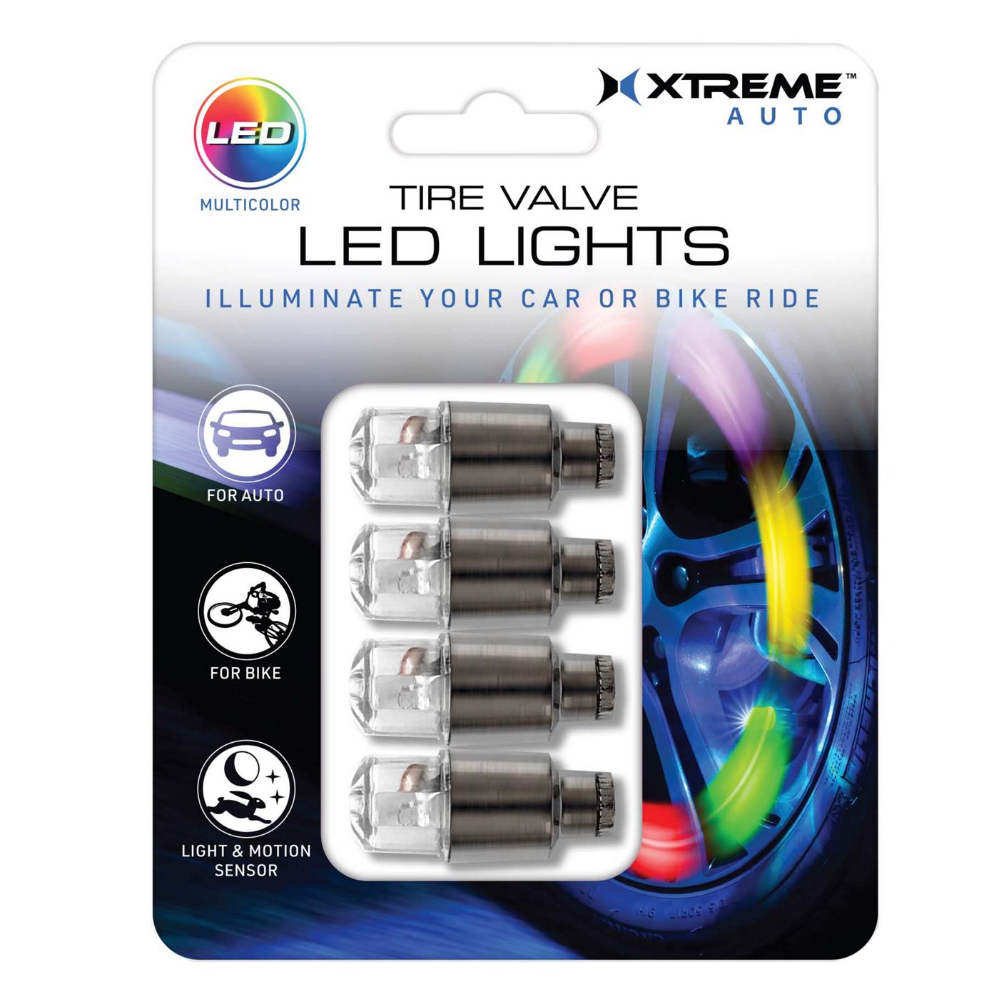 Xtreme Auto Tire Valve LED MultiColor Lights; image 1 of 2