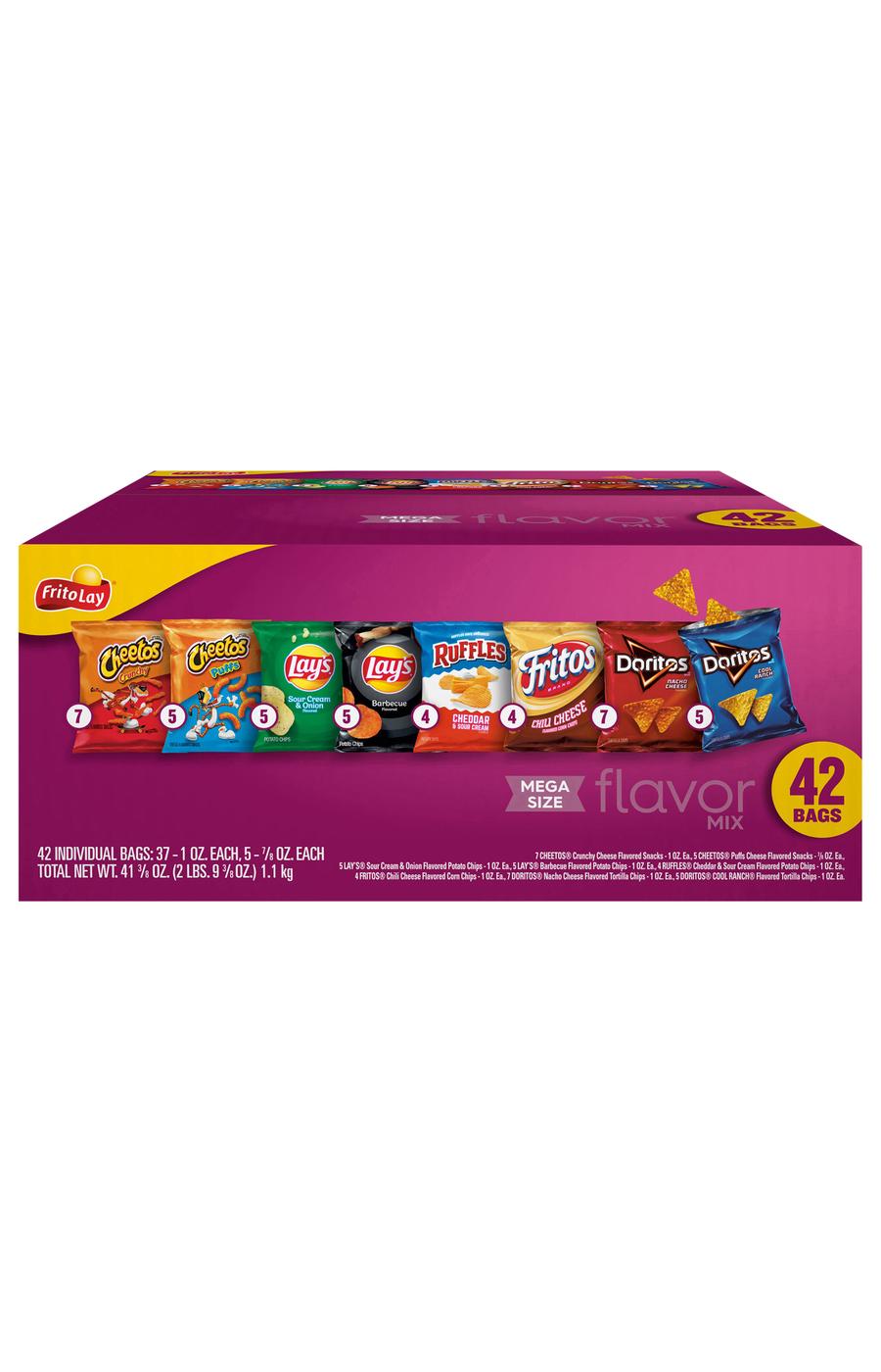 Frito Lay Mega Size Flavor Mix Multipack Bags; image 1 of 5