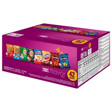 Frito Lay Mega Size Flavor Mix Multipack Bags, 42 ct