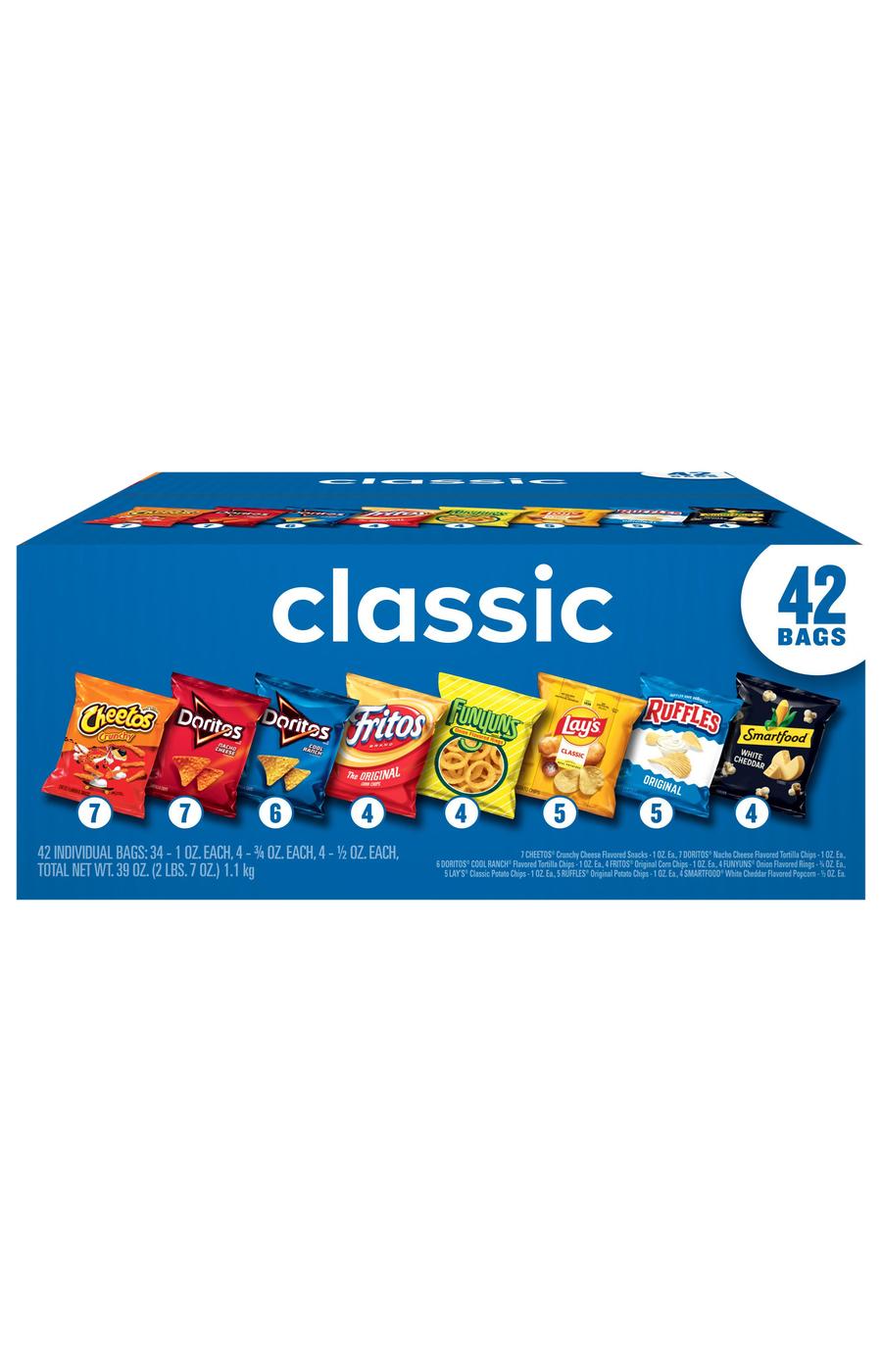 Frito Lay Classic Mix Chips Multipack Bags; image 1 of 7