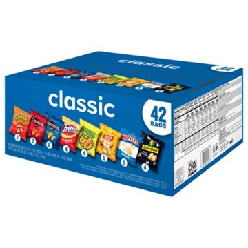 Frito Lay Classic Mix Chips Multipack Bags, 42 ct