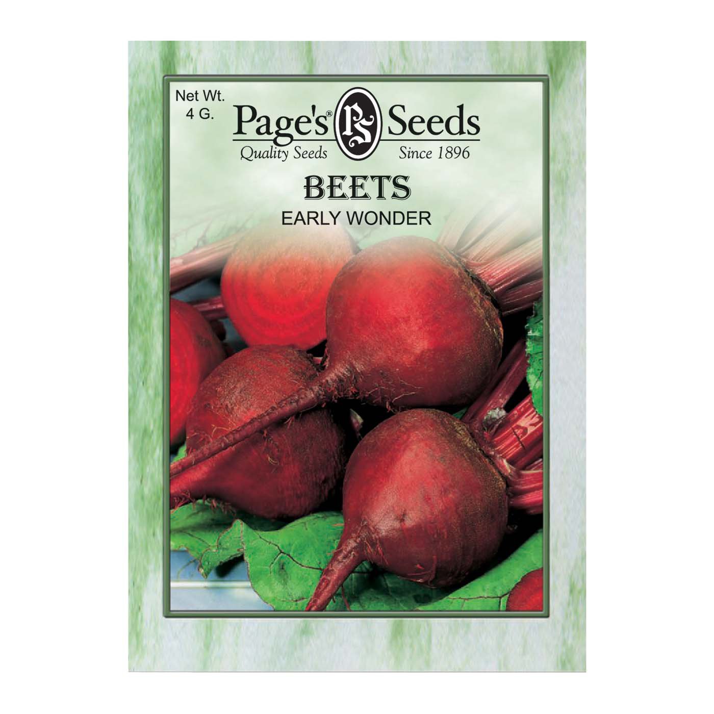 Page's Seeds Early Wonder Beets Seed Packet Shop Seeds at HEB