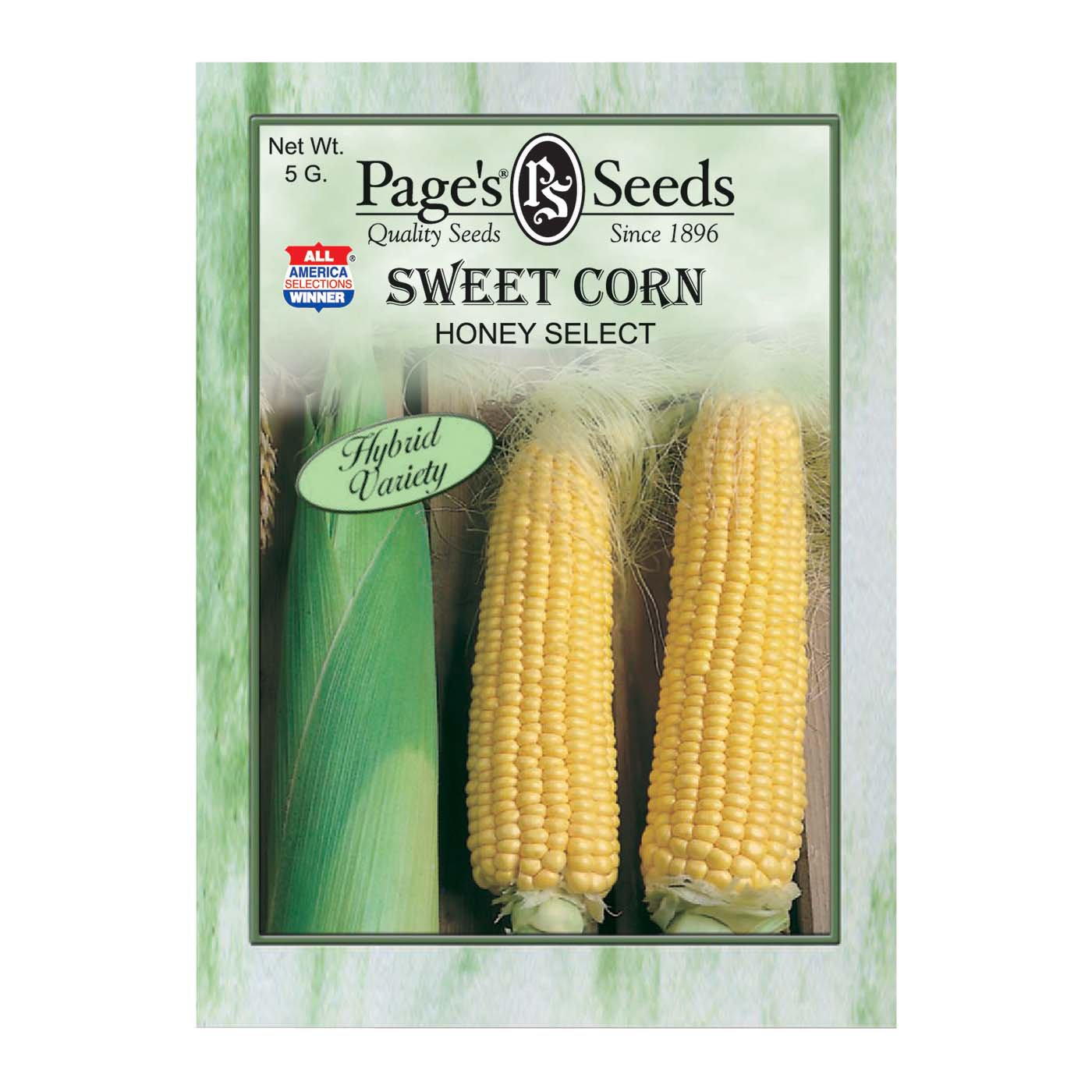 Page's Seeds Honey Select Sweet Corn Seed Packet Shop Patio & Outdoor