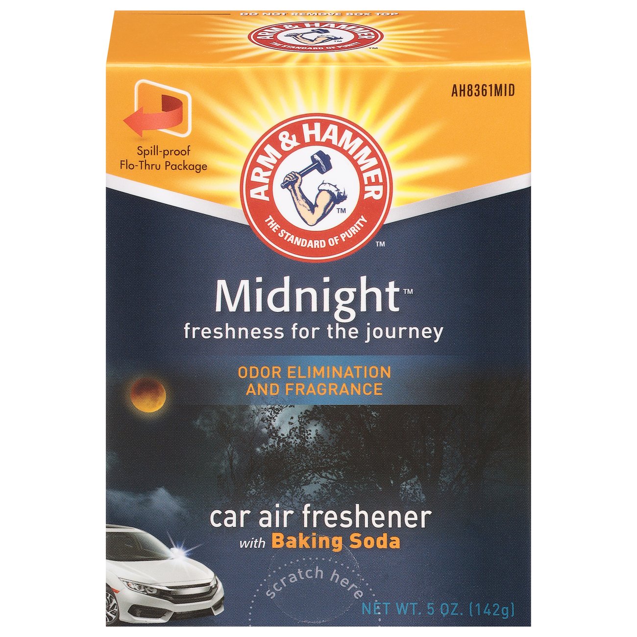 Arm & Hammer Midnight Car Air Freshener with Baking Soda Shop Air