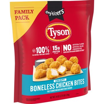 Tyson Any'tizers Crispy Boneless Chicken Bites Family Pack