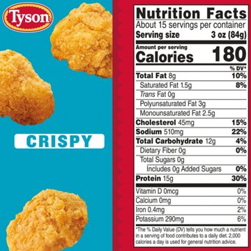 Tyson Any'tizers Crispy Boneless Chicken Bites Family Pack
