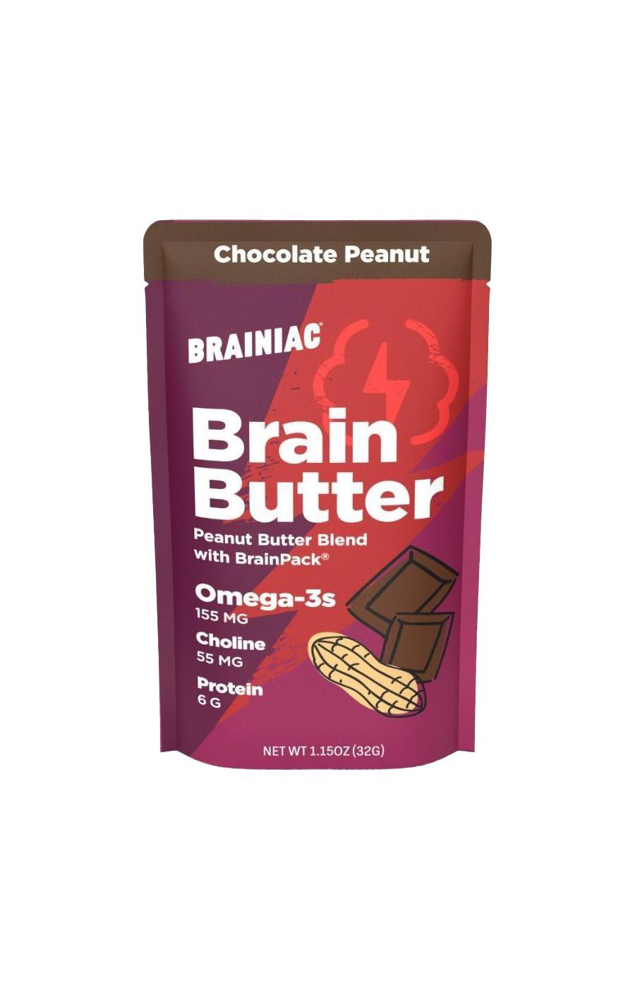 Brainiac Brain Butter Chocolate Peanut Shop Peanut butter at HEB