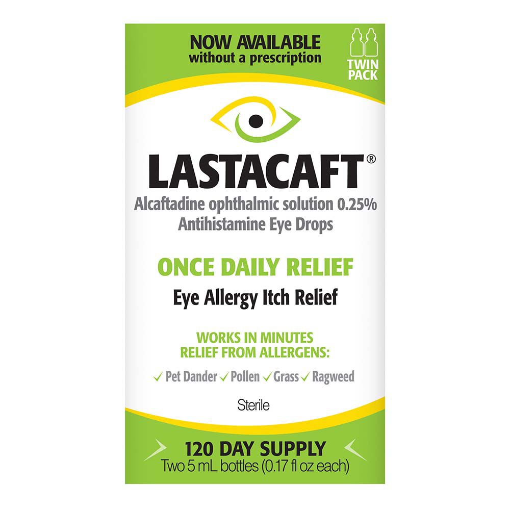 Lastacaft Once Daily Relief Antihistamine Eye Drops Twin Pack Shop