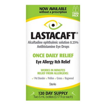 Lastacaft Once Daily Relief Eye Drops, 2 pk