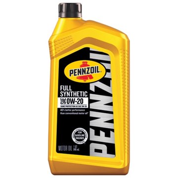 Pennzoil Full Synthetic 0W-20 Motor Oil, 1 qt