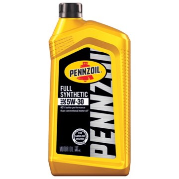 Pennzoil Full Synthetic 5W-30 Motor Oil, 1 qt