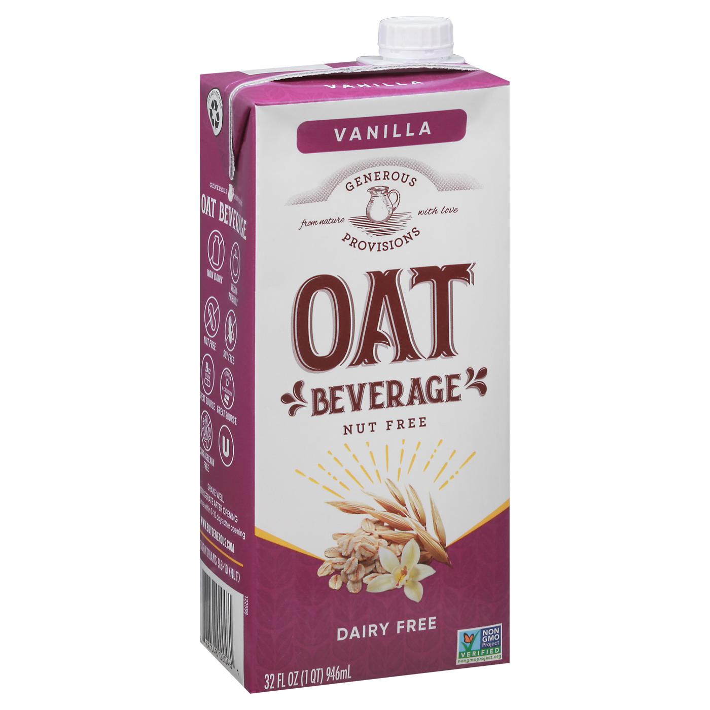 Generous Provisions Vanilla Oat Milk; image 1 of 2