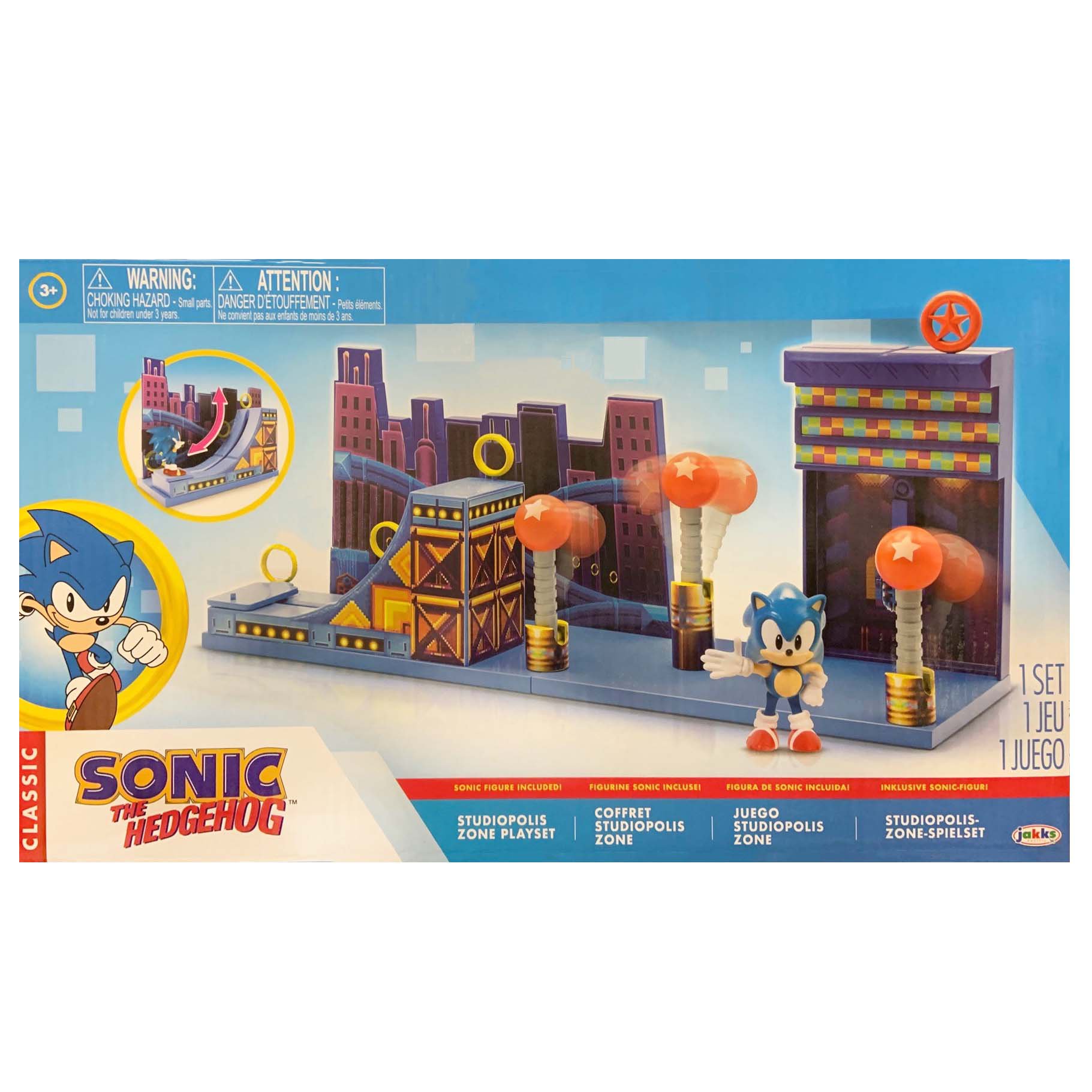 Jakks Classic Sonic The Hedgehog Studiopolis Zone Playset - Shop ...