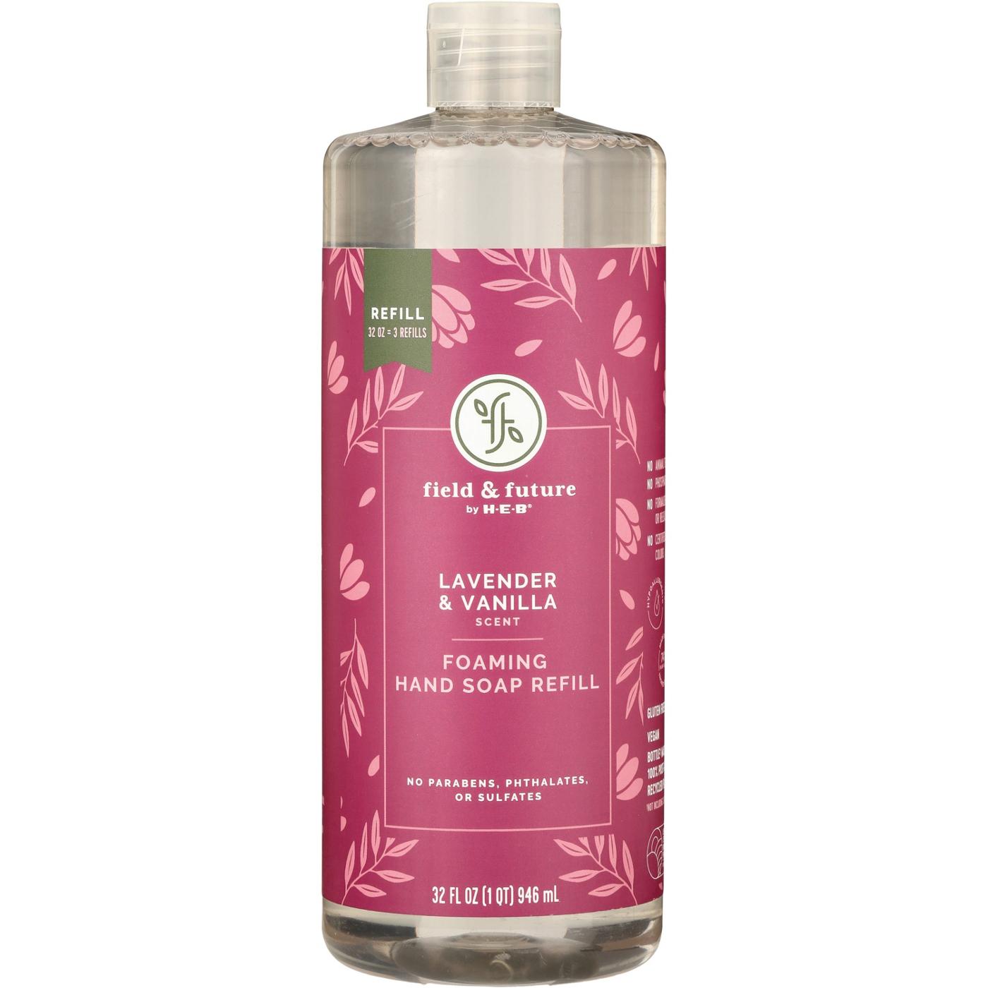 Field & Future by HEB Foaming Hand Soap Refill Lavender & Vanilla