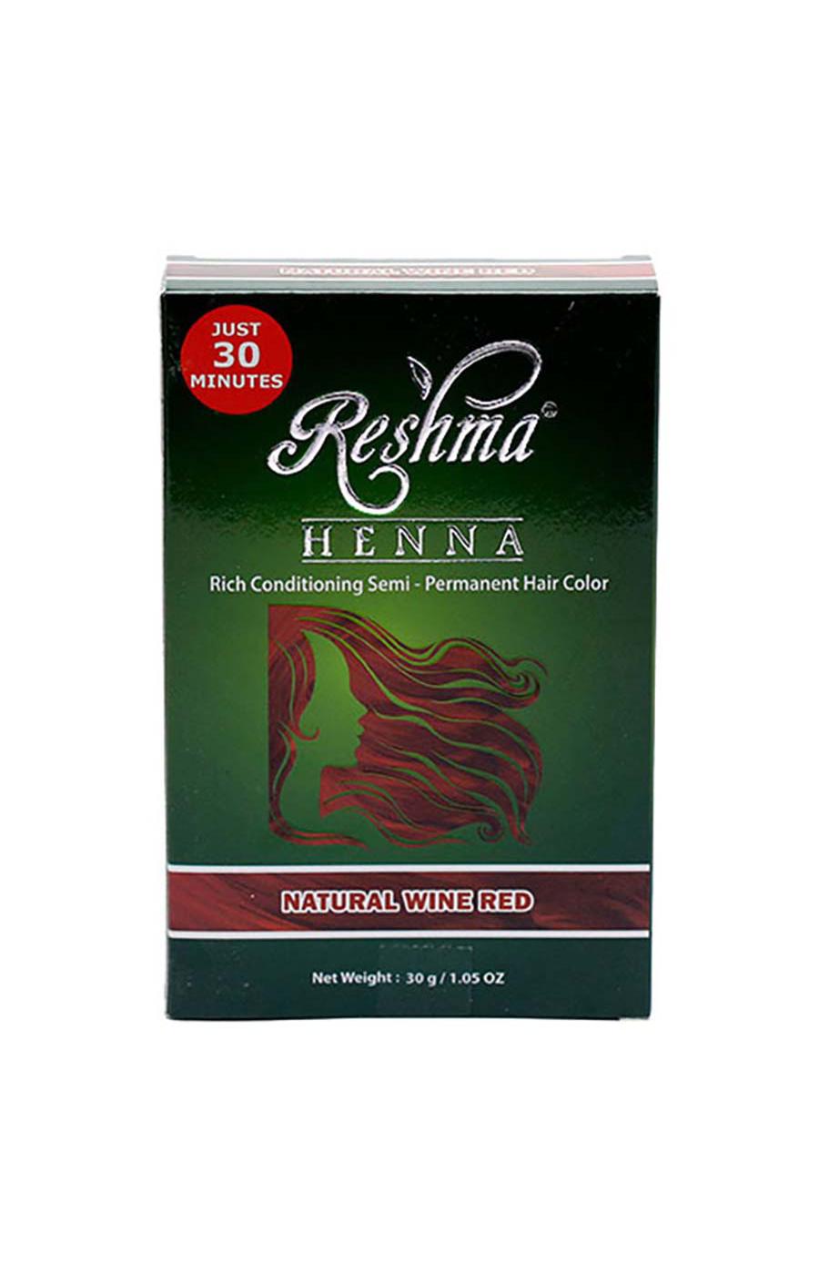 Reshma Henna 30 Minute Henna Hair Color Natural Wine Red; image 1 of 2