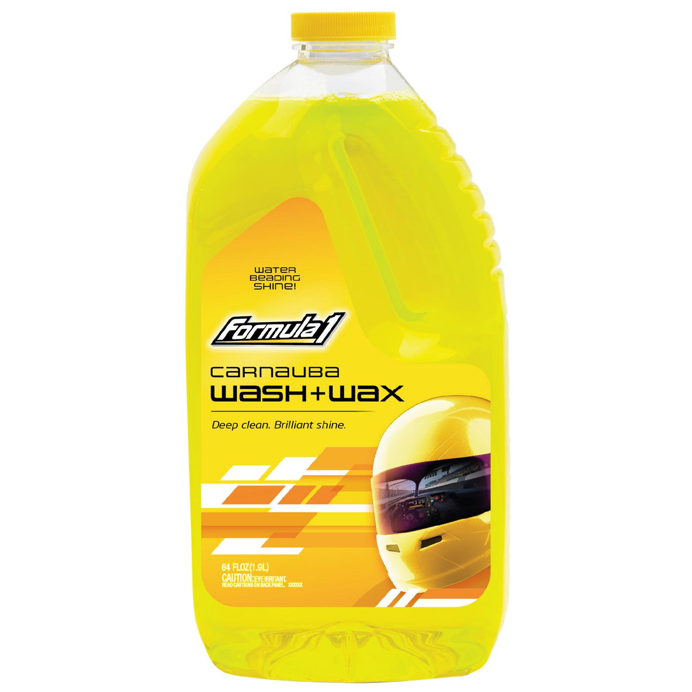2 Formula 1 Carnauba Car Wash and Wax High Performance Auto Cleaner Shampoo  16oz