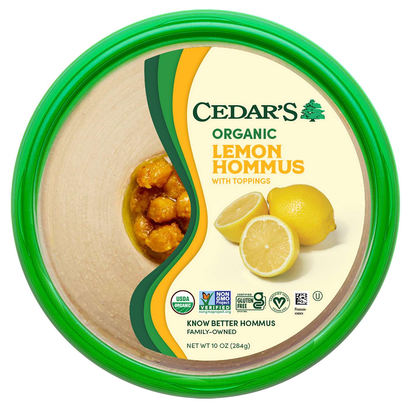 Cedar's Organic Lemon Hommus - Shop Dip at H-E-B