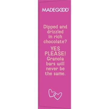 MadeGood Organic Drizzled Granola Bars - Birthday Cake, 5 ct