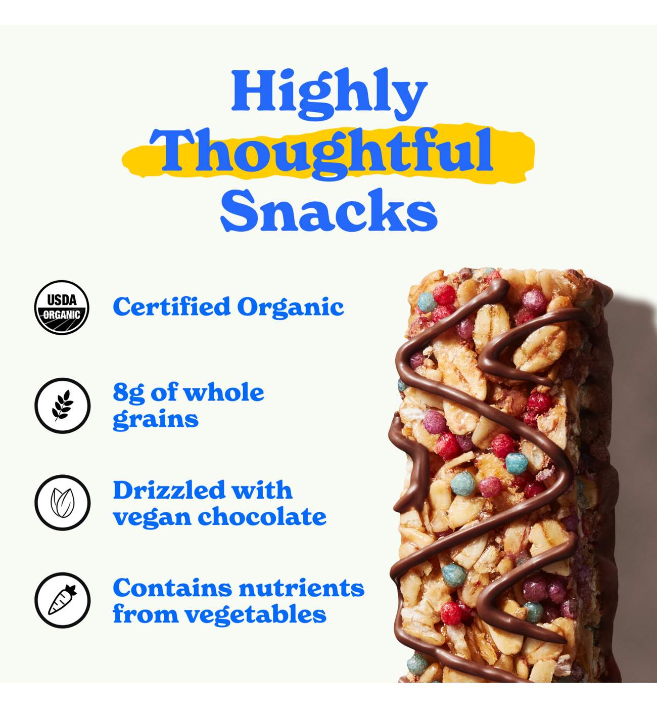 MadeGood Organic Drizzled Granola Bars - Birthday Cake; image 5 of 7