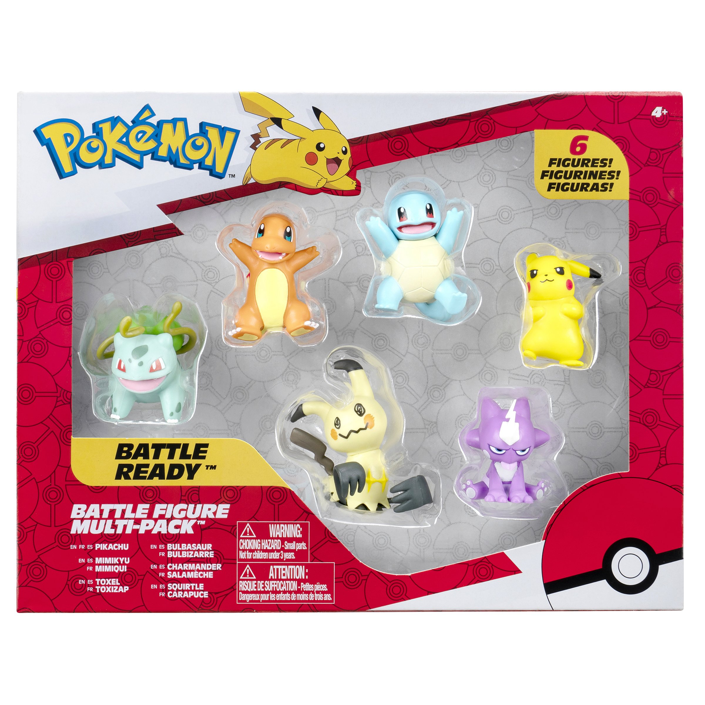 Pokémon - Pack de 8 Figurines