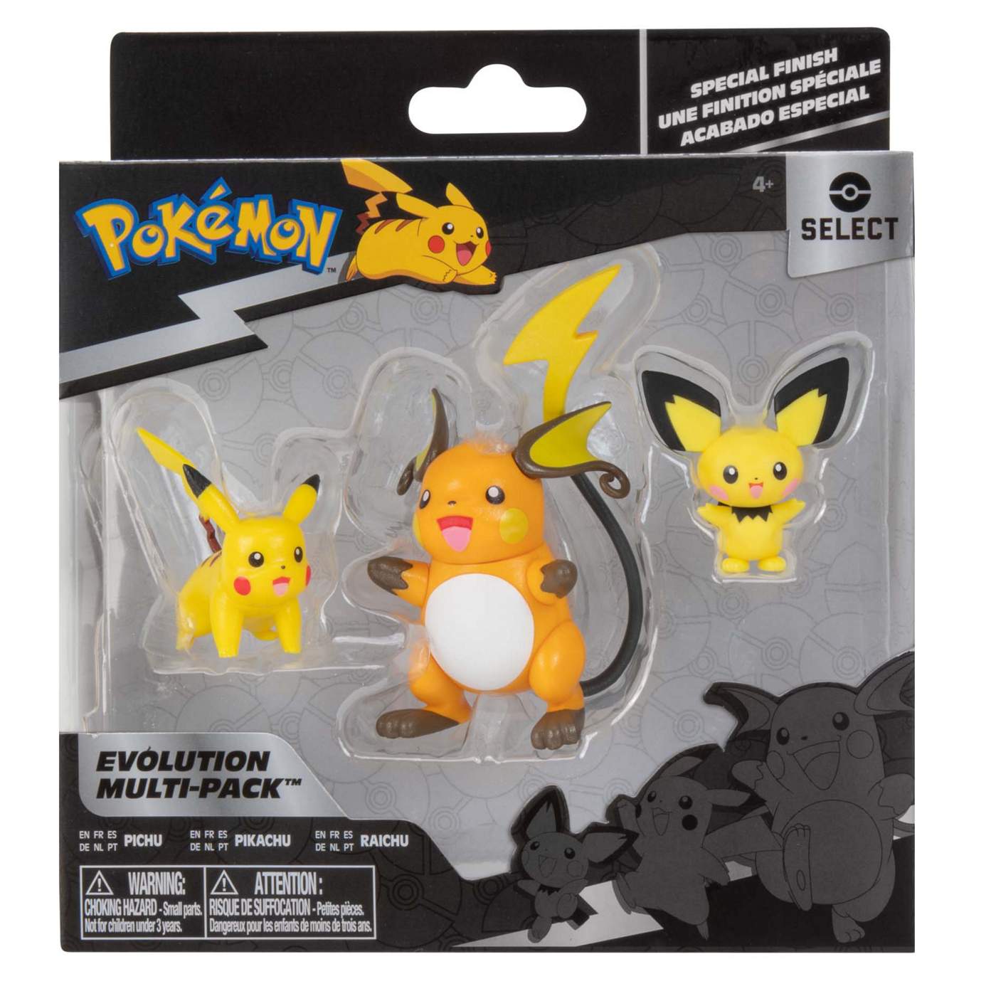 Pokémon Pikachu Evolution Multi-Pack Figures; image 1 of 2