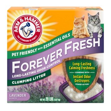 Arm & Hammer Forever Fresh Lavender Scent Clumping Cat Litter, 20 lb