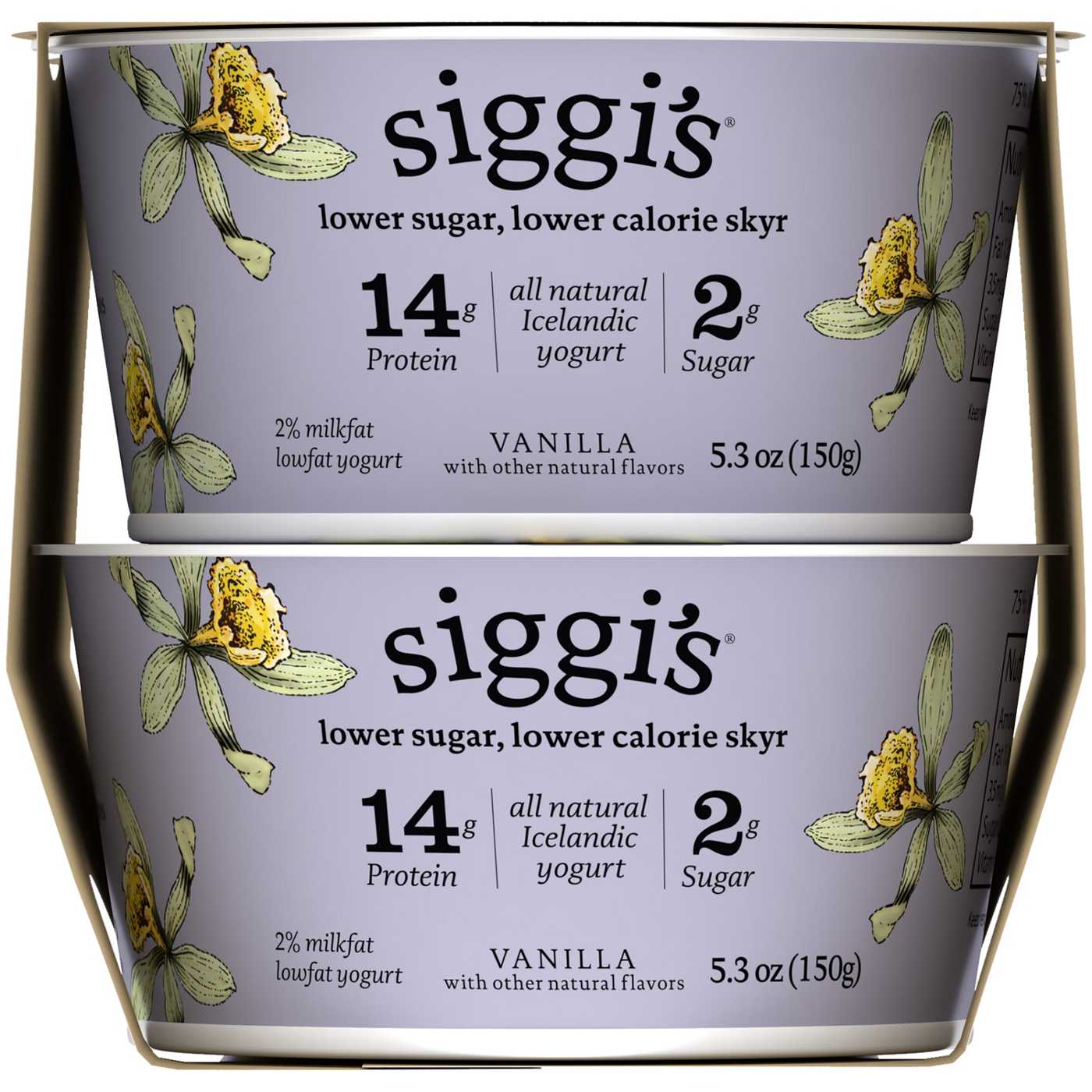 Siggi's 0% Non-Fat Strained Skyr Vanilla Yogurt; image 3 of 3