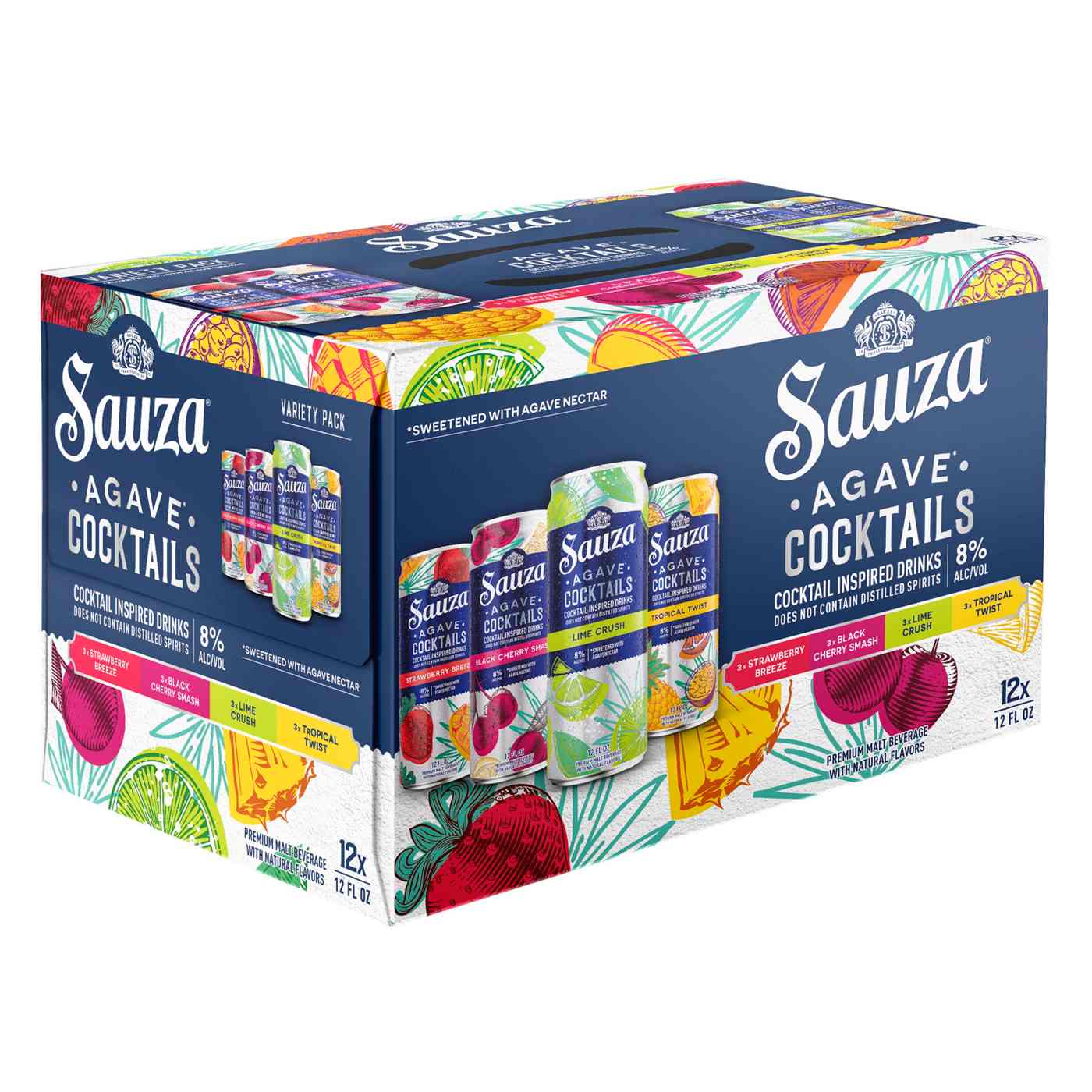 Sauza Agave Cocktails Variety Pack 12 oz Cans; image 1 of 4