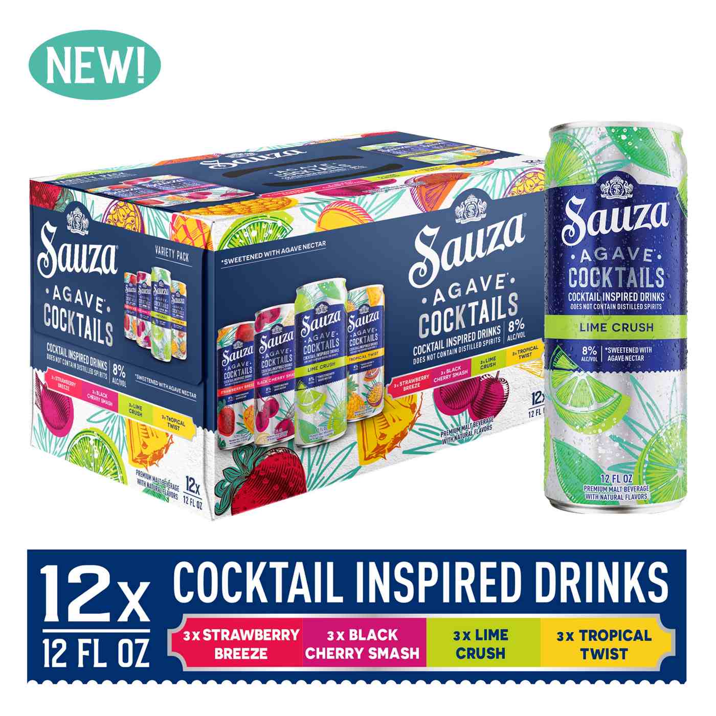 Sauza Agave Cocktails Variety Pack 12 oz Cans; image 3 of 4