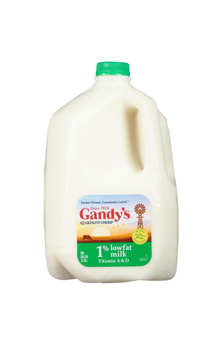 Gandy's 1% Low Fat Milk; image 1 of 9