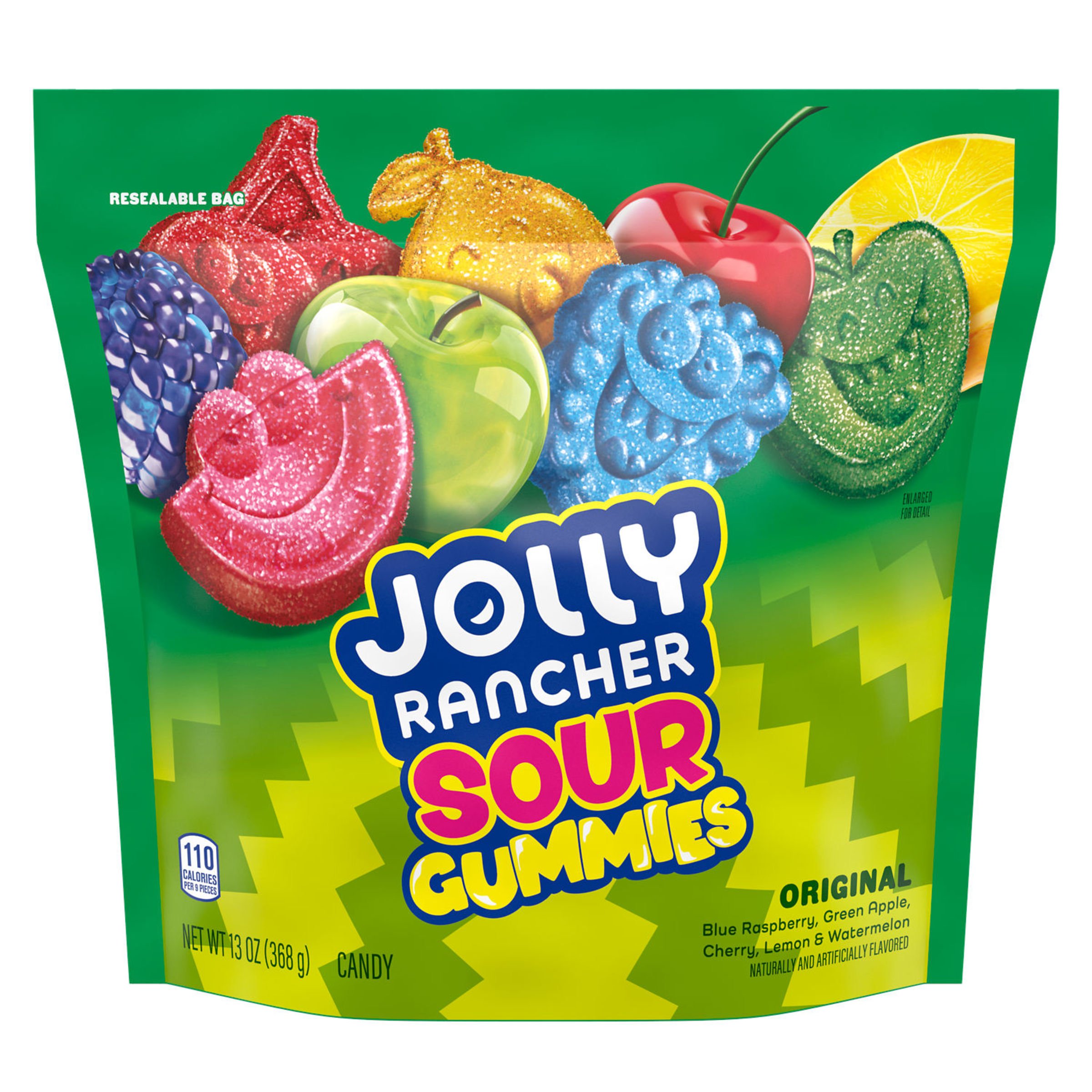 Candyさん Jolly Rancher Sour Gummies Assorted Fruit Candy, 13 oz | Joe V's