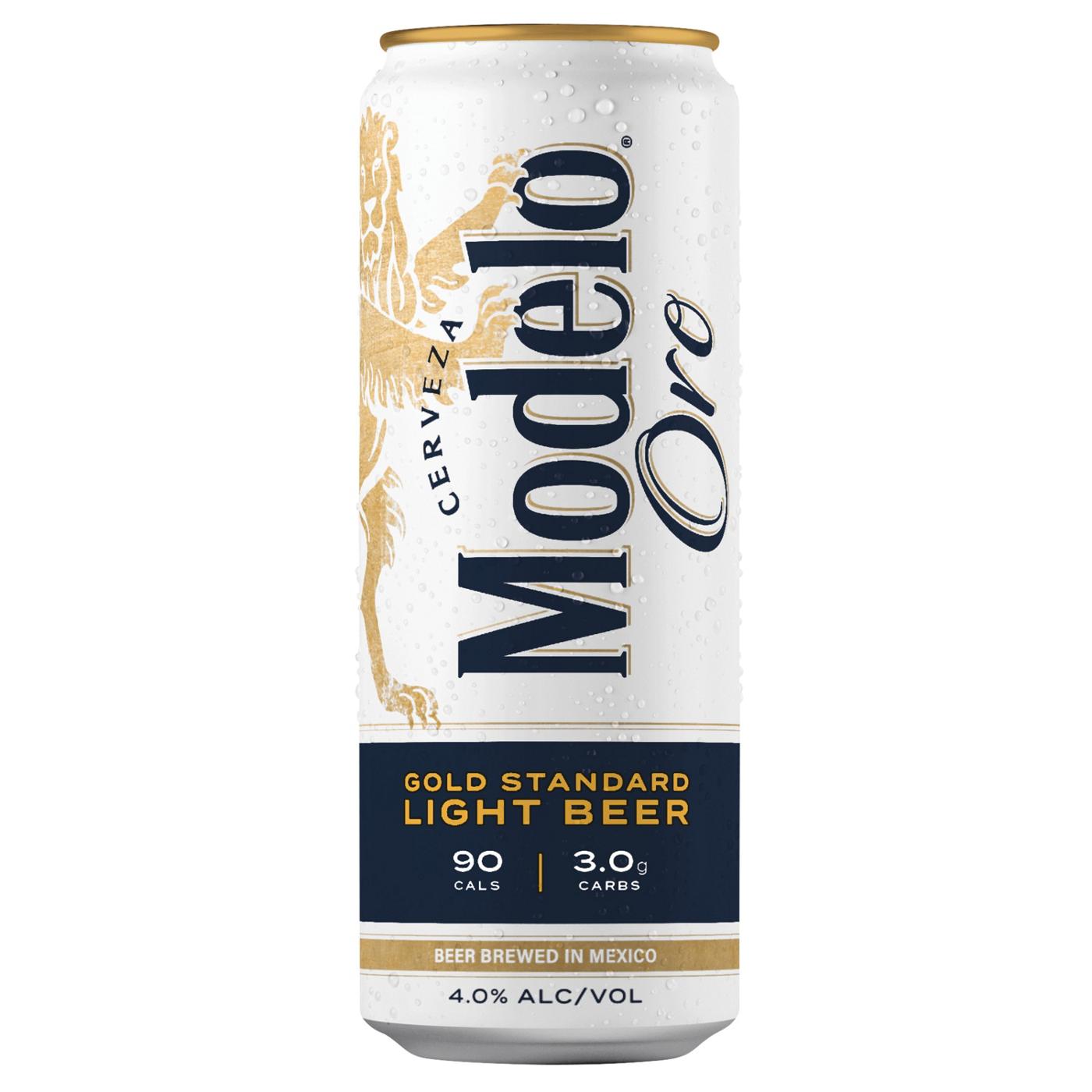 Modelo Oro Mexican Lager Import Light Beer 12 oz Cans, 12 pk; image 8 of 9