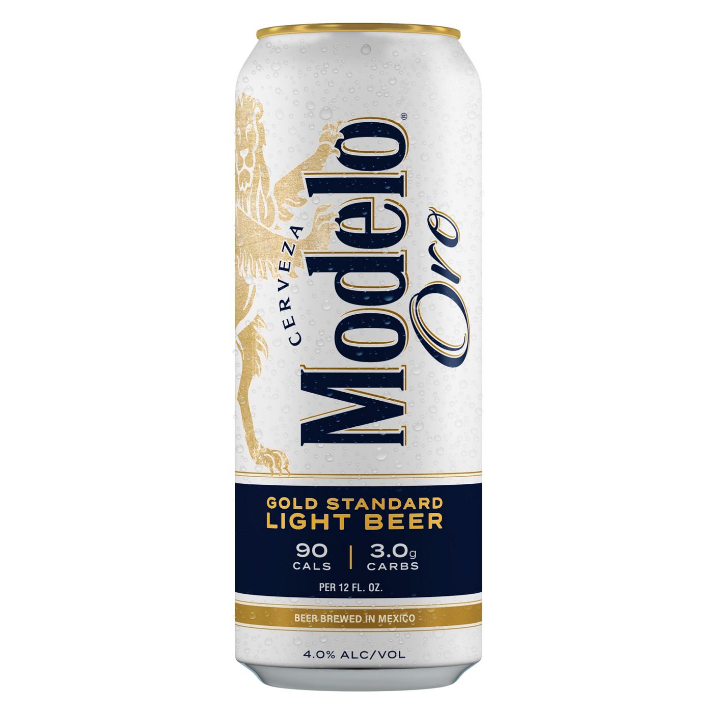 Modelo Oro Mexican Lager Import Light Beer 24 oz Can; image 1 of 7