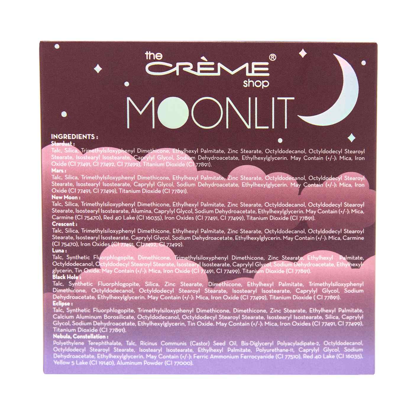 The Crème Shop Moonlit Eyeshadow Palette; image 2 of 5