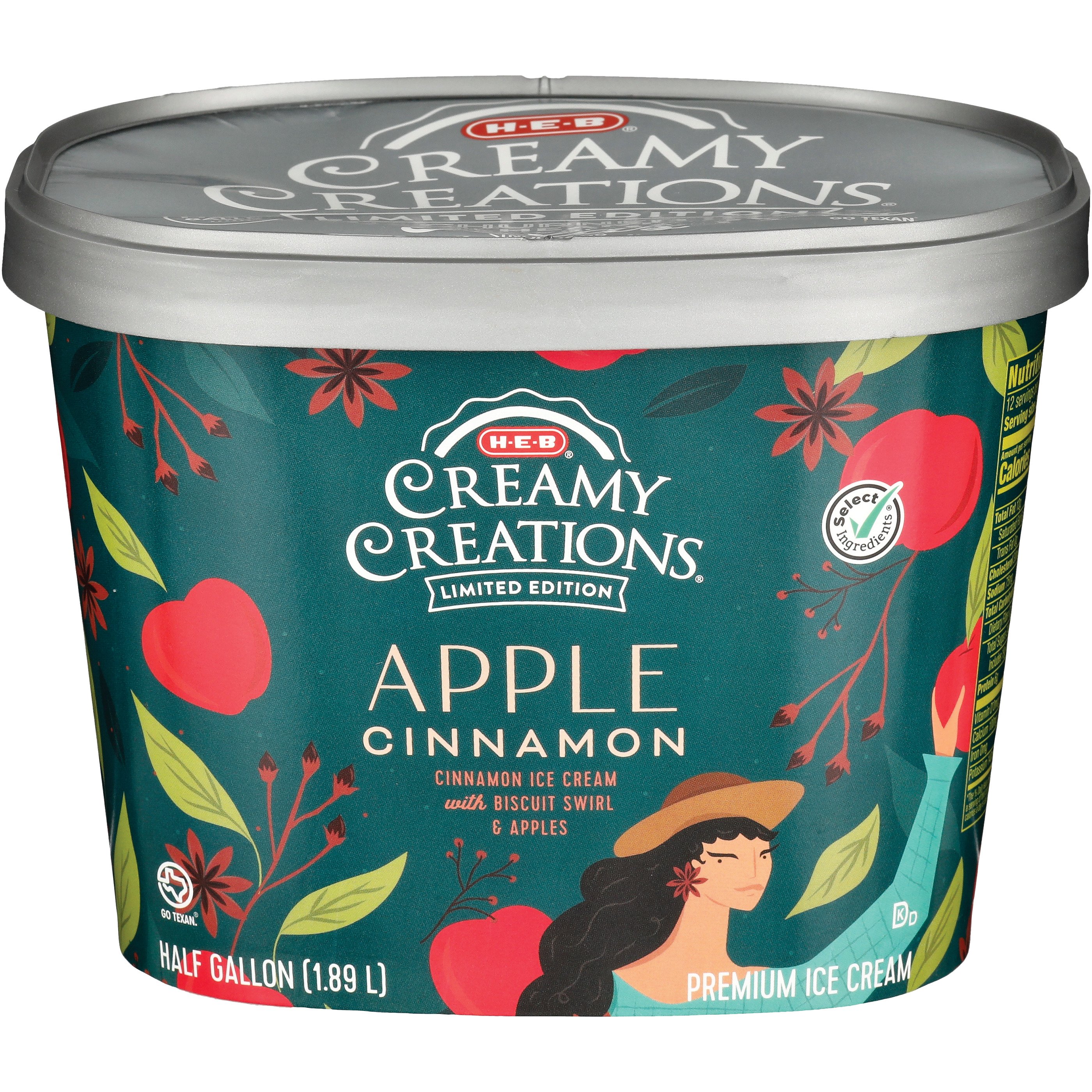 H-E-B Creamy Creations Apple Cinnamon Ice Cream - Shop Ice Cream At H-E-B