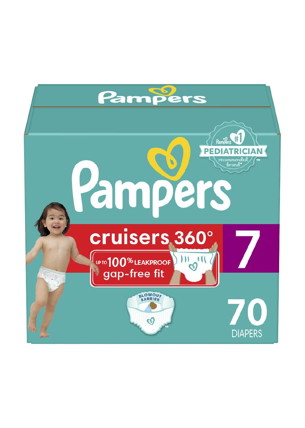 Pampers Cruisers 360 Diapers - Size 7; image 1 of 10