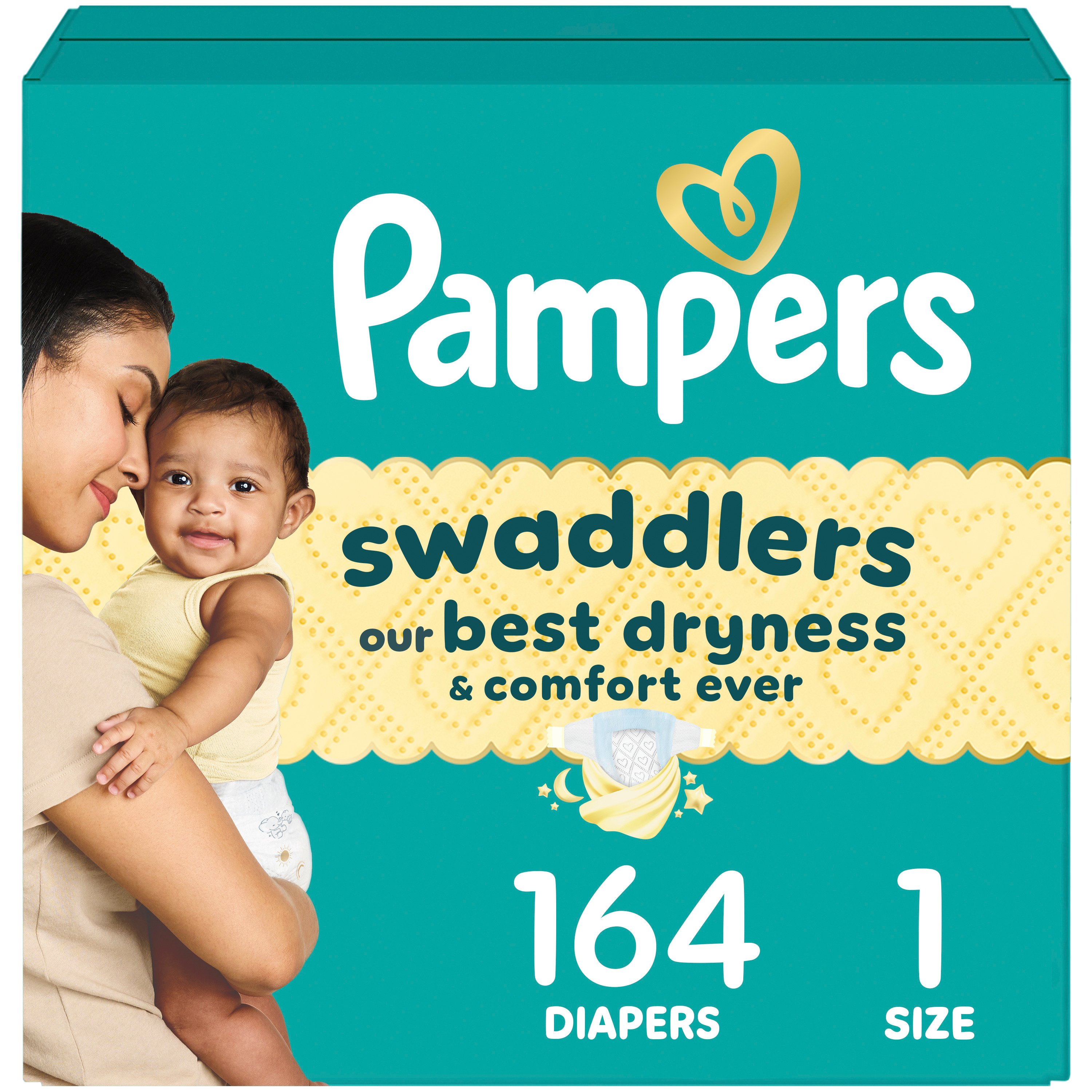 Pampers Swaddlers Newborn Diapers Size 1 Shop Diapers at HEB