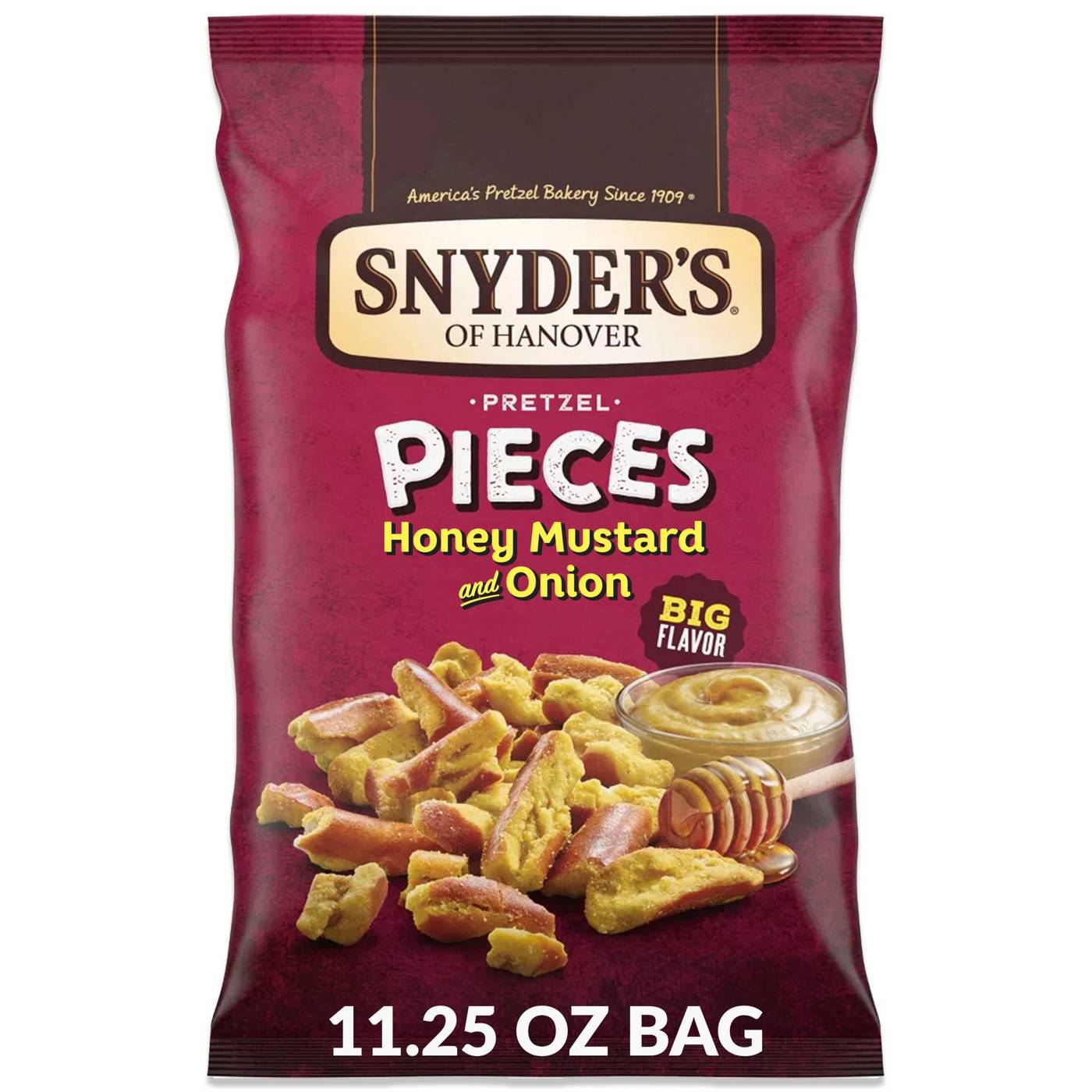 Snyder's of Hanover Honey Mustard & Onion Pretzel Pieces; image 1 of 2